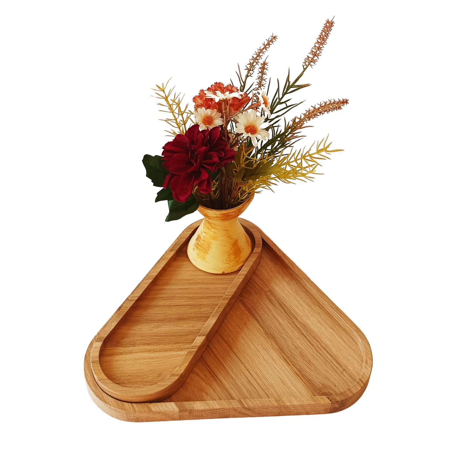 Tavi Decorative din Lemn de Stejar 290mm